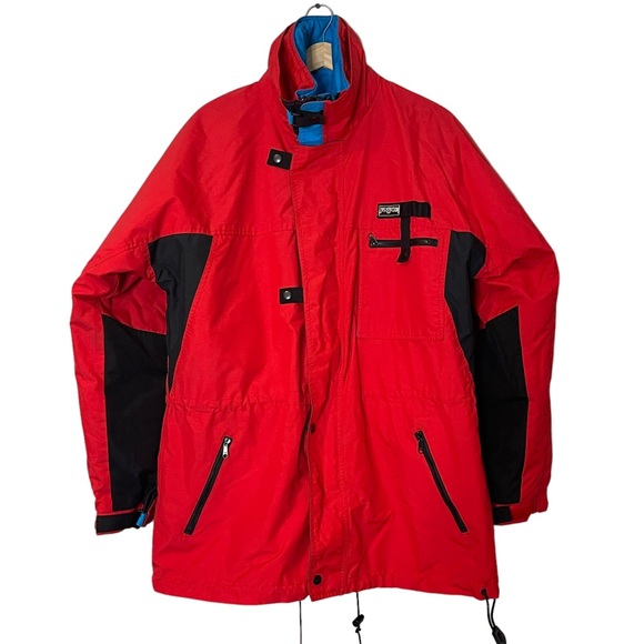 Jansport VTG Mens 3-in-1 Reversible Water Resistant Colorblock Jacket Size M - Picture 2 of 15